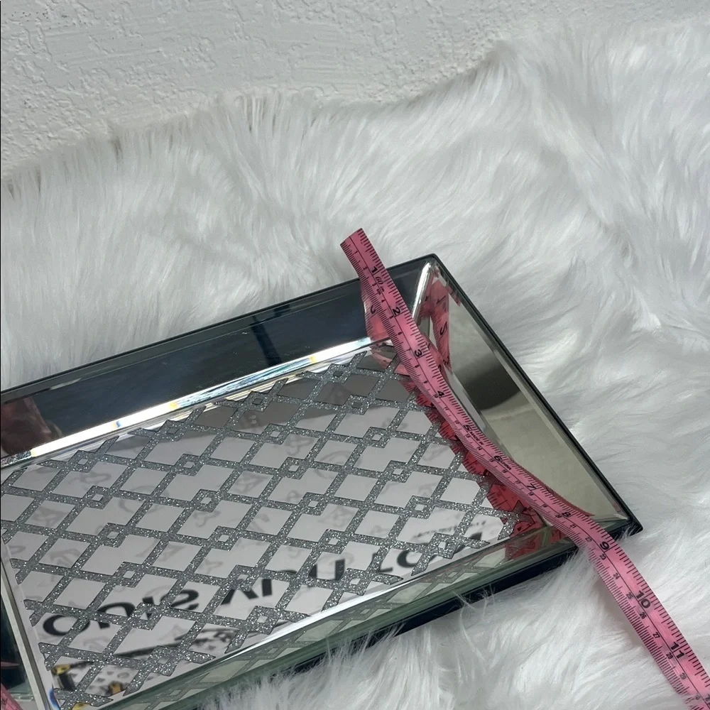 Chic Silver Vanity Tray